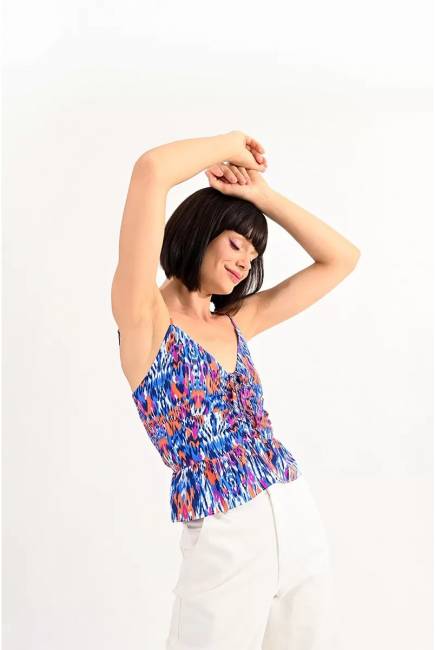 Lili Sidonio Top Fluido Multicolor