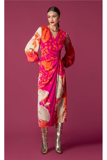 Moutaki Kimono Fucsia