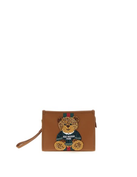 Rue Madam Clutch Tedy Marrón