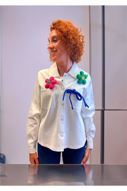 Zoe Camisa Blanca Milano