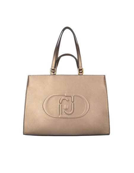 LIU JO Bolso Tote con Logotipo Monograma Bronce