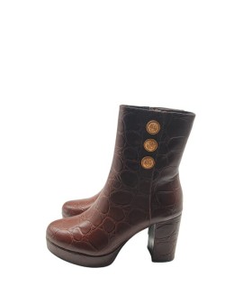 Noa Harmon Botin Plataforma Marron