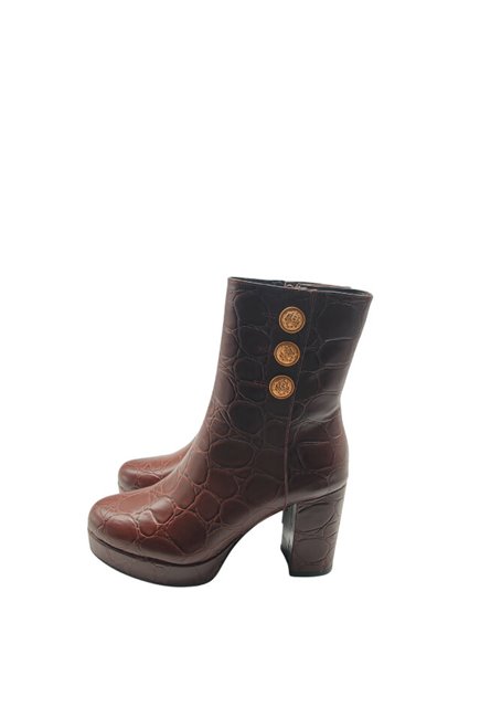 Noa Harmon Botin Plataforma Marron