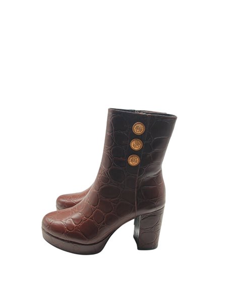 Noa Harmon Botin Plataforma Marron