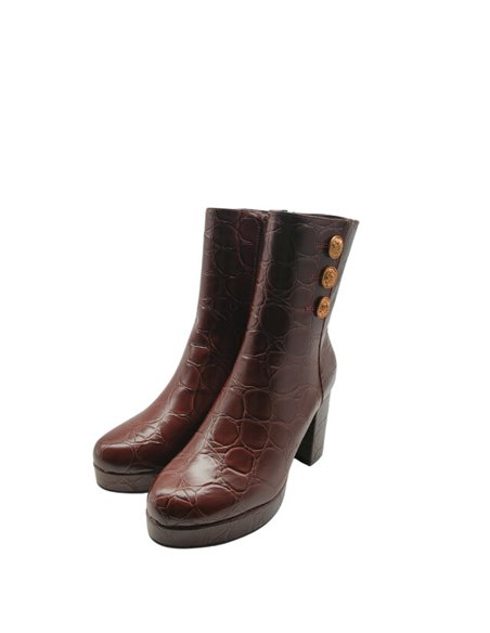 Noa Harmon Botin Plataforma Marron