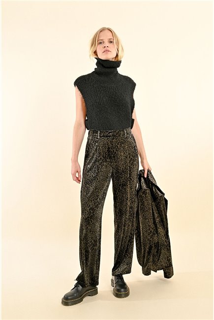 Molly Braken Pantalon animal print