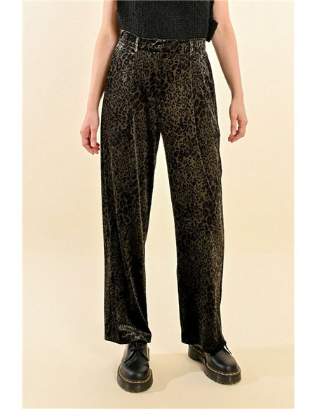 Molly Braken Pantalon animal print