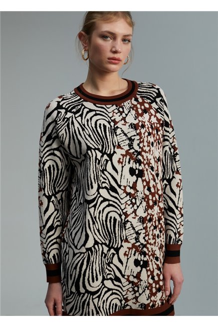 LOLA CASADEMUNT BY MAITE Jersey Animal Print