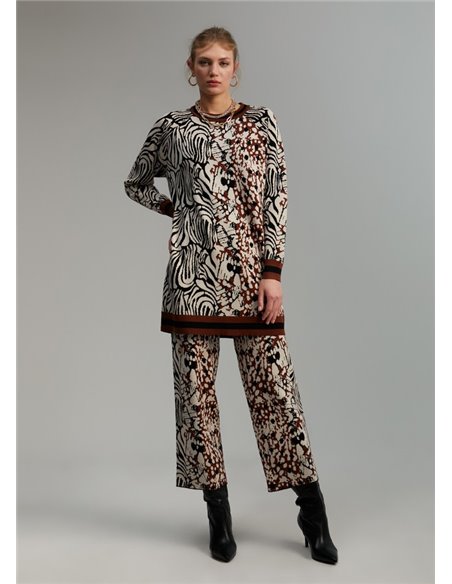 LOLA CASADEMUNT BY MAITE Jersey Animal Print