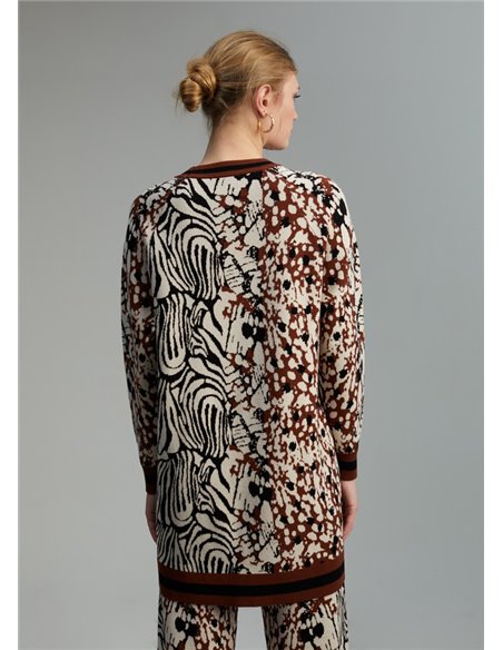 LOLA CASADEMUNT BY MAITE Jersey Animal Print