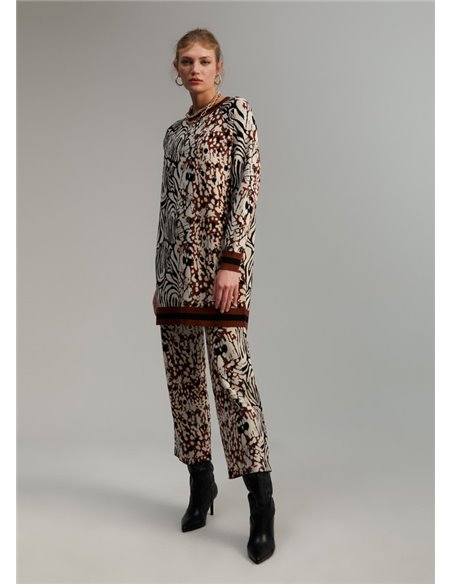 LOLA CASADEMUNT BY MAITE Jersey Animal Print