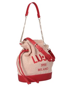 LIU JO Bolso basket bag rojo