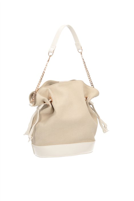 LIU JO Bolso basket bag crema