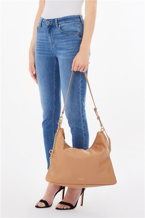 LIU JO Bolso Hobo Omusa color camel