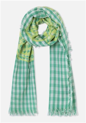 Dr Bloom Foulard Cuadros Vichy Verde