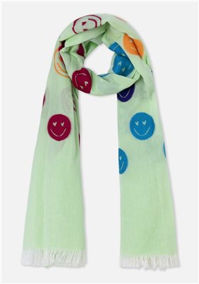 Dr Bloom Foulard Smiley Verde