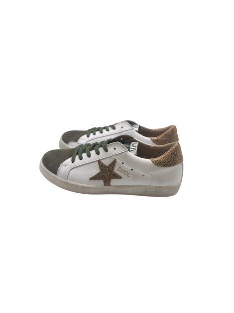 YOWAS Sneaker Estrella Afelpado Musgo