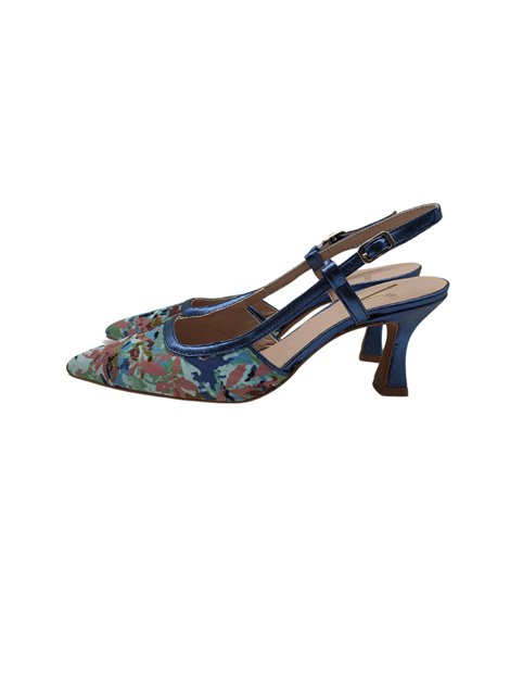 Vosso Moda Zapato salón estampado azul