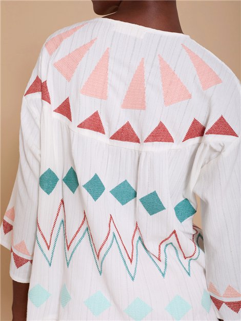 MEIS°E Blusa con bordado triangular