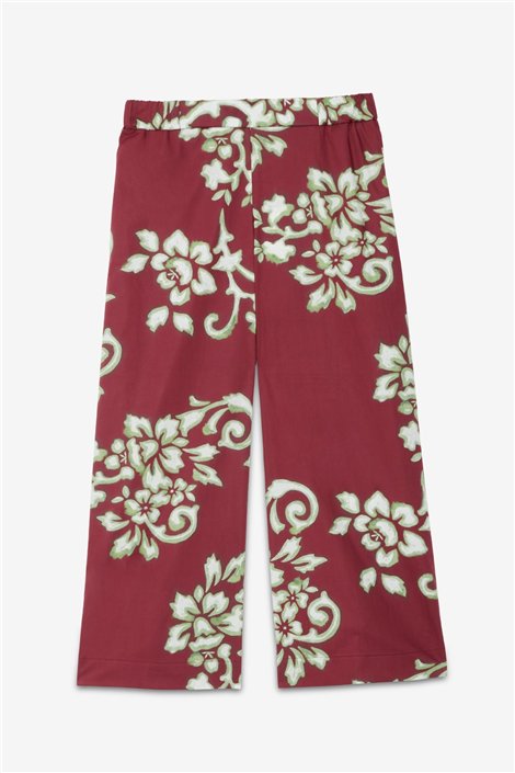 Otto d ame Pantalón culotte burdeos