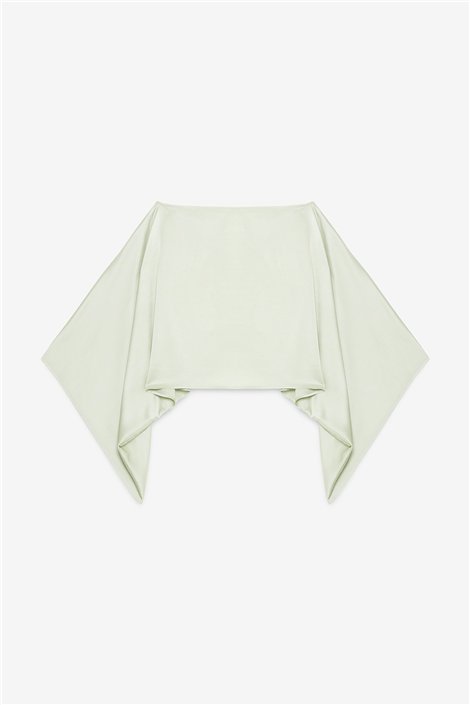 Otto d ame Blusa satinada verde