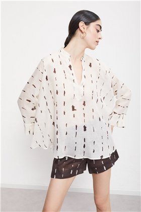 Otto d ame Blusa estampada oversize