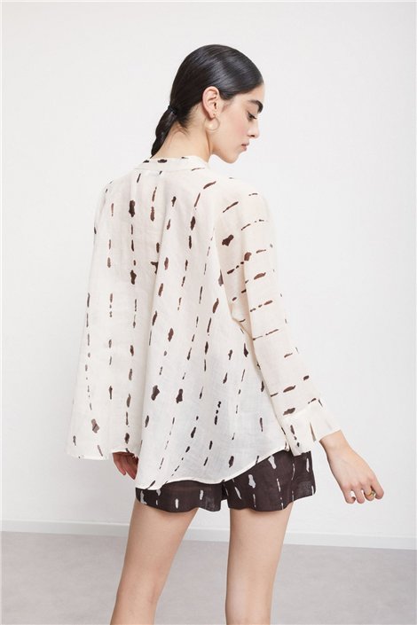 Otto d ame Blusa estampada oversize