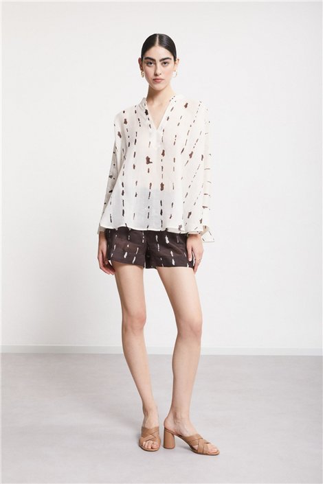 Otto d ame Blusa estampada oversize