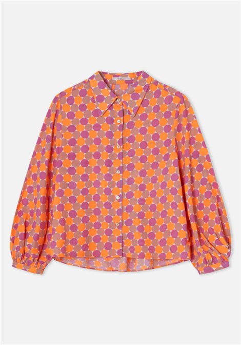 Dr Bloom Camisa Topos Naranja