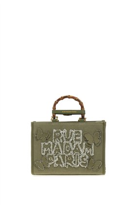 Rue Madam Bolso tote mariposas verde