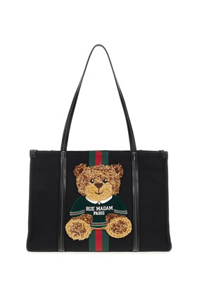 Rue Madam Jellystone mini tote canvas negro