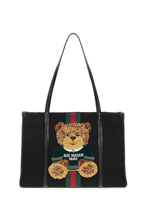 Rue Madam Jellystone mini tote canvas negro