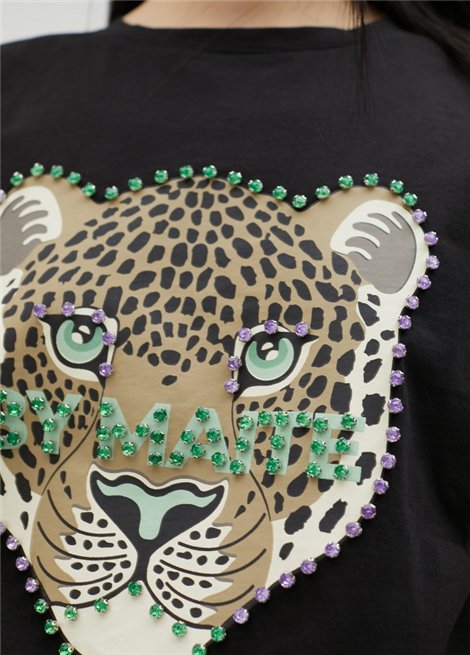 LOLA CASADEMUNT BY MAITE Camiseta leopardo