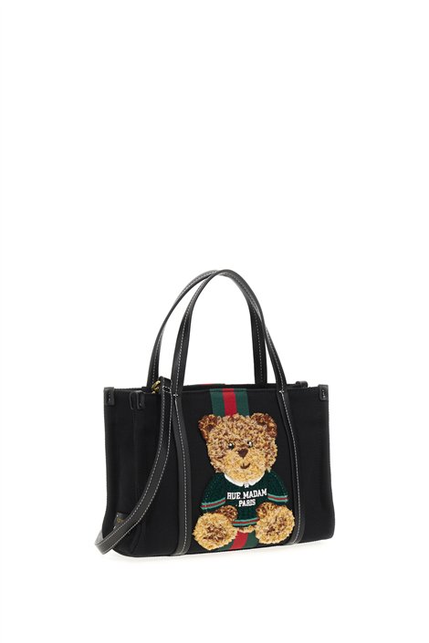 Rue Madam Bolso negro Teddy mini tote