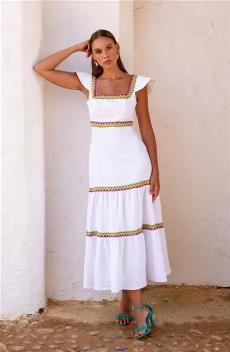 MERYFOR Vestido Ginevra blanco