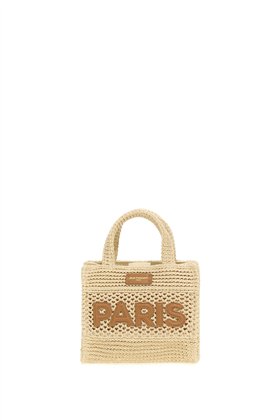 Rue Madam Bolso mini rafia natural