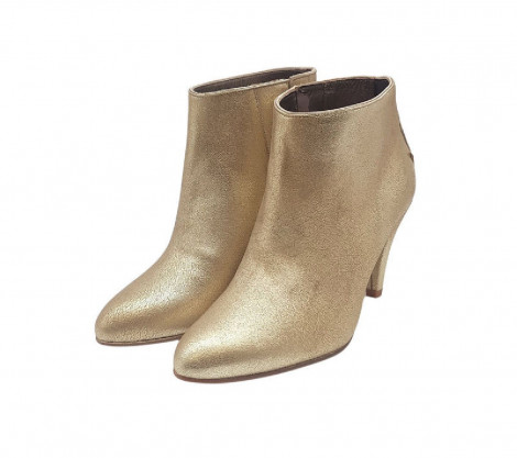 PB Botín Palmera nobuck dorado