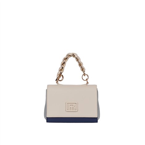 Pepe Moll Bolso mini Raquel crudo con solapa