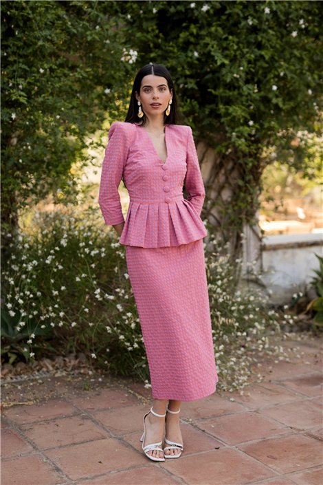 Meryfor Vestido Ava vichy rosa