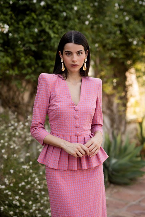 Meryfor Vestido Ava vichy rosa