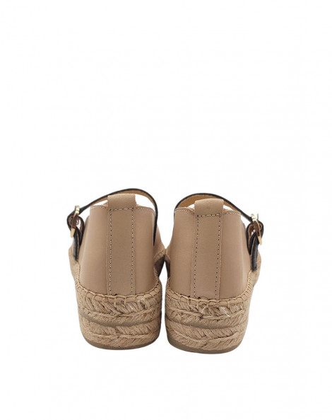 SV Cuña baja bicolor con hebilla