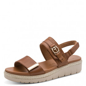 Tamaris Sandalia marrón con plantilla extraible