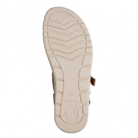 Tamaris Sandalia marrón con plantilla extraible