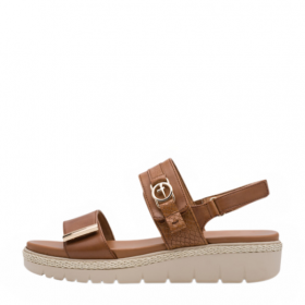 Tamaris Sandalia marrón con plantilla extraible