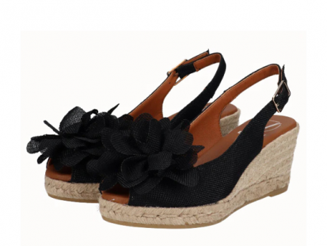 Viguera Cuña flor de lino negra