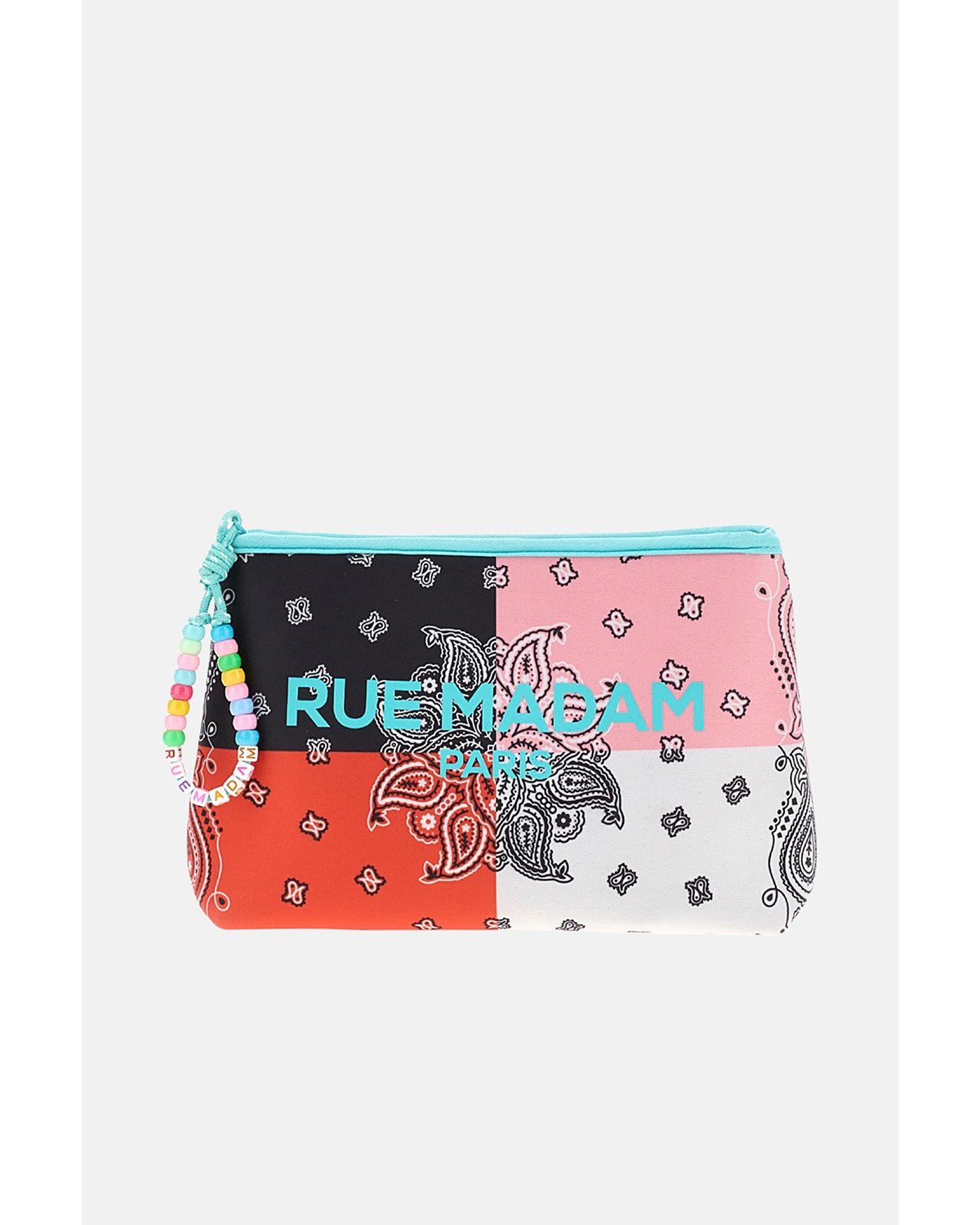 Rue Madam Bolso RM Summer Clutch negro-rosa
