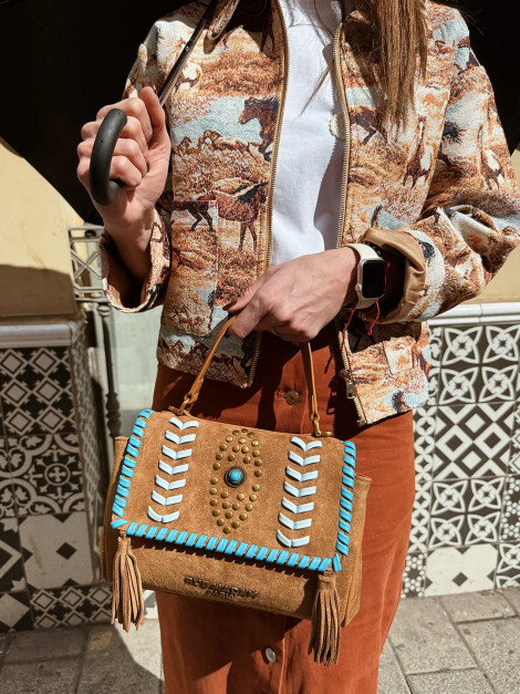 Rue Madam Bolso Les Jours XS Etnic camel