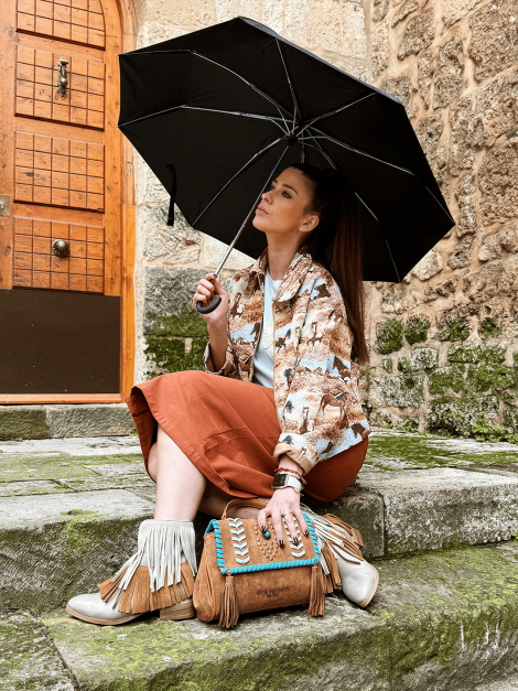 Rue Madam Bolso Les Jours XS Etnic camel