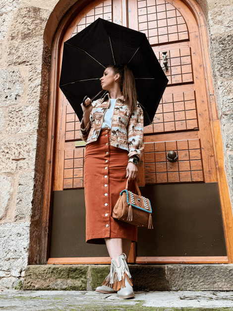 Rue Madam Bolso Les Jours XS Etnic camel