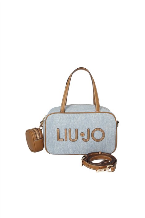 Liu Jo Bandolera Ferielle en denim lavado